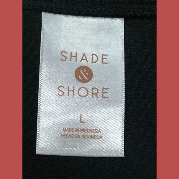 Shade & Shore - Women's Ribbed Hipster Cheeky Bikini Bottom - Black-Large(12-14) - Picture 10 of 14